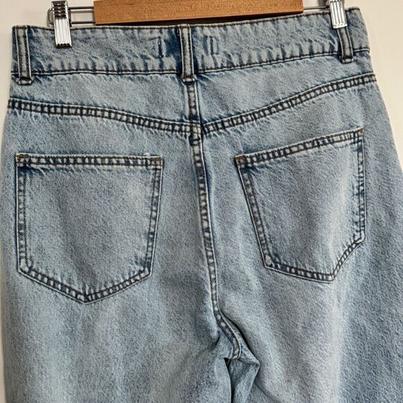 NWT | High-Rise Distressed 90s Baggy Wide-Leg Jeans - Picture 5 of 5